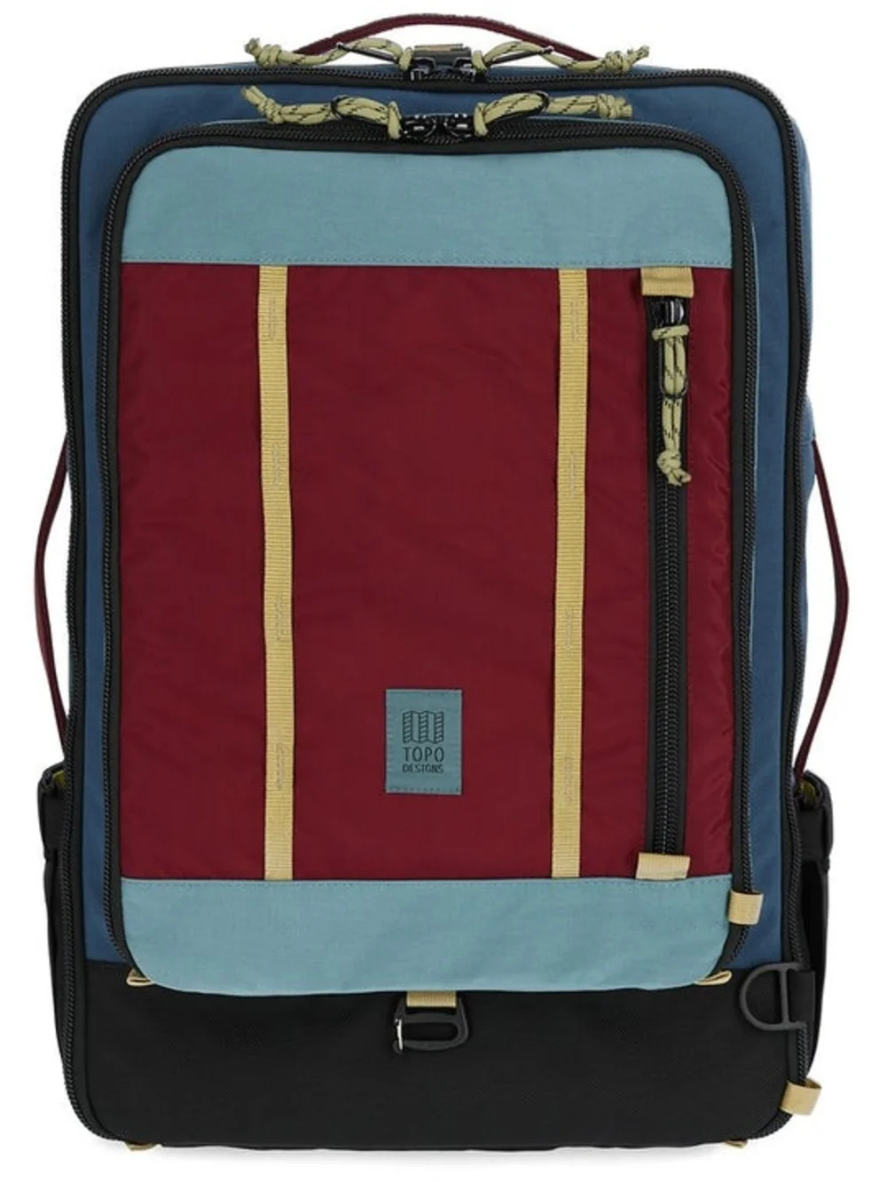Topo Designs Global Travel Bag 40L (Dark Denim/ Burgundy) (NWT)